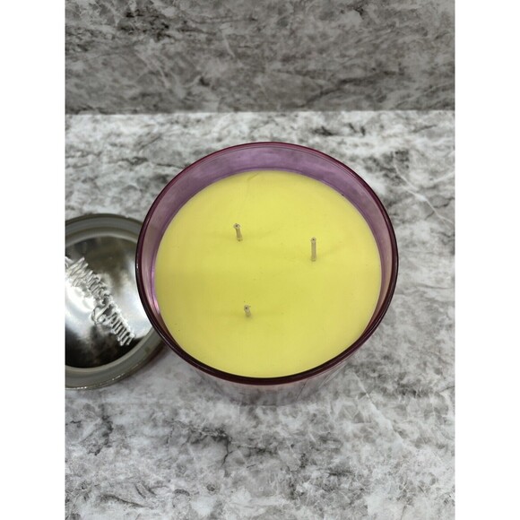 NEW Bath & Body Works White Barn LILY OF THE VALLEY 3-Wick Candle 14.5 oz RARE!! - Picture 4 of 4